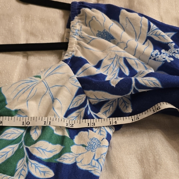 FARM Rio Vibrant Blue and Green Floral Dress - Picture 11 of 16